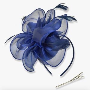 Fascinator elegant blue